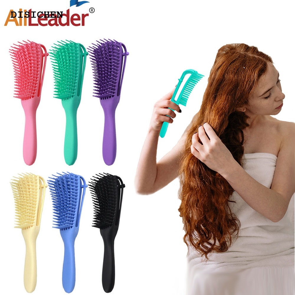 DISICHEN 2025 New 1pcs Detangling Brush for Curly Hair Textured 3a to 4c Kinky Wavy/Curly/Coily/Wet/Dry/Oil/Thick/Long Hair
