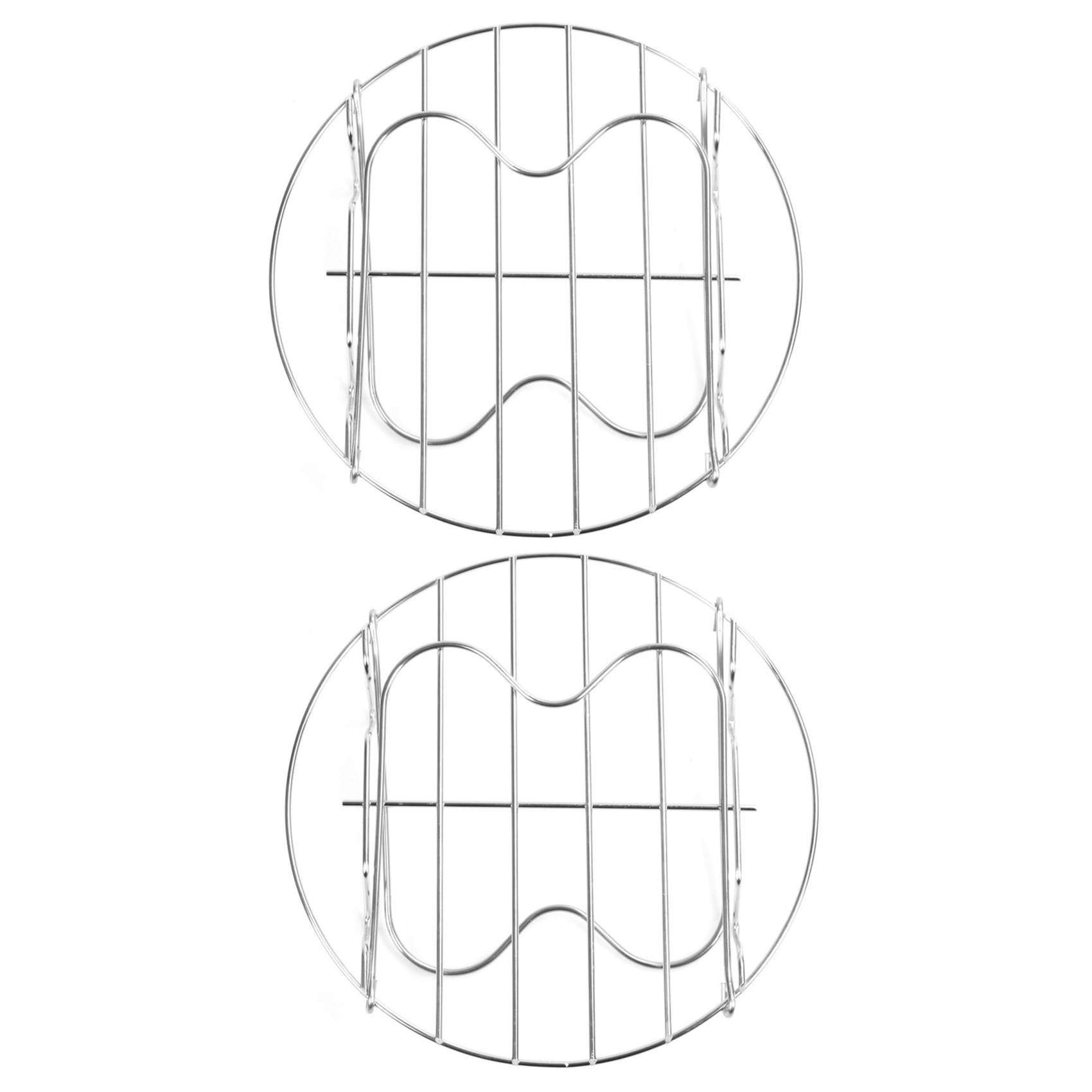 fasdaga 2X Pot Trivet with Handles for 6 or 8 Quart Pot Accessories Stainless Steel Pressure Cooker Trivet Pot Rack