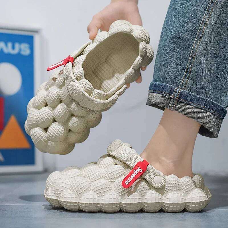 Slipper Women Men EVA Cute Bubble Ball Slides Sandals Summer Indoor Massage Outdoor Shoes Closed Toe Anti-Slip Designer