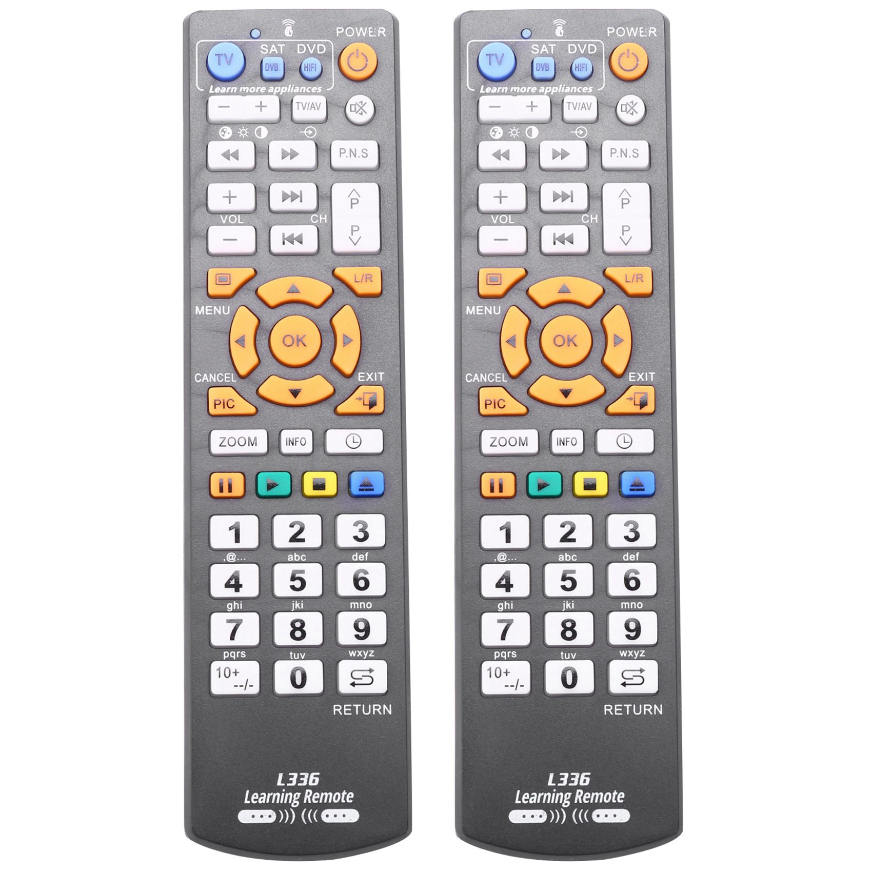 2X Universal Smart Remote Control Controller with Learning Function for TV SAT CBL