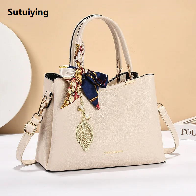 Sutuiying Wedding Banquet Red Handbag 2025 New Fashionable High-end Texture 【2025 Version】 Women's Shoulder Tote Bag Large Capacity Single Crossbody Bag