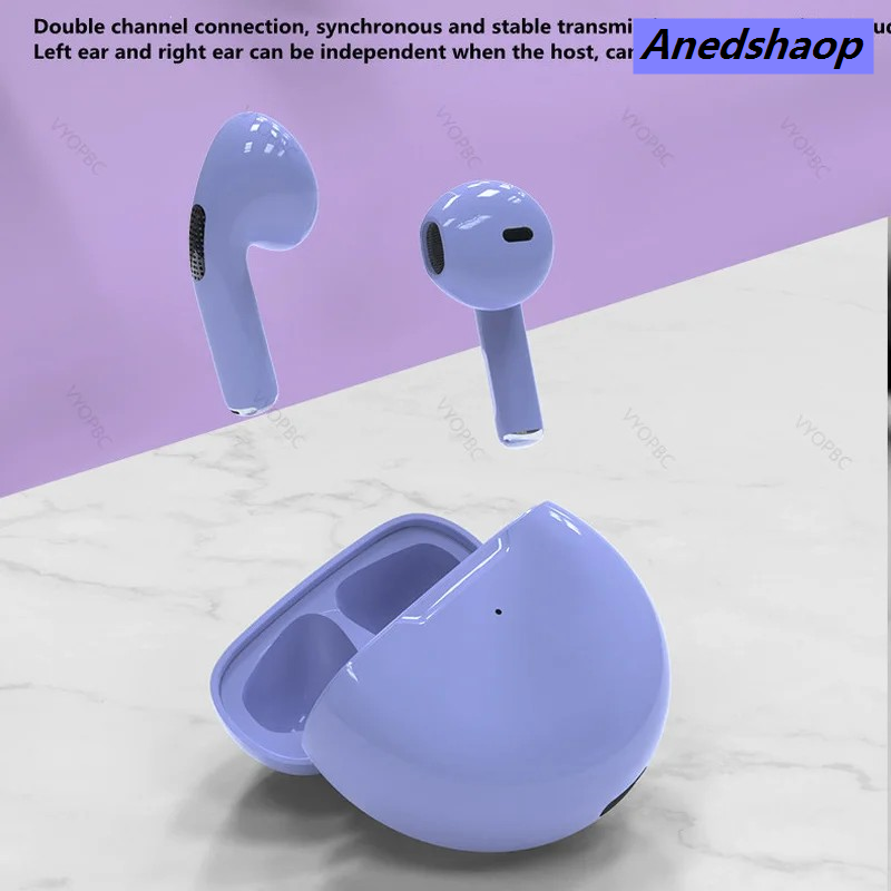 NEW Anedshaop Original Air Pro 6 TWS Fone Bluetooth Headphones Wireless Earphones Fifty percent discount Mic Pods InEar Earpods Pro6 Earbuds sport Headset For Xiaomi