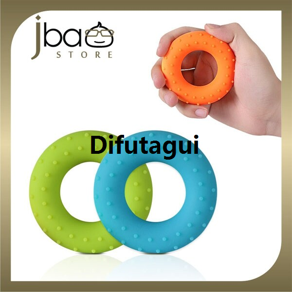 Difutagui Silicone Therapy Grip Squeeze Ring Wrist Fingers High Quality Strength Training Exercise Stress Relief (1PC)