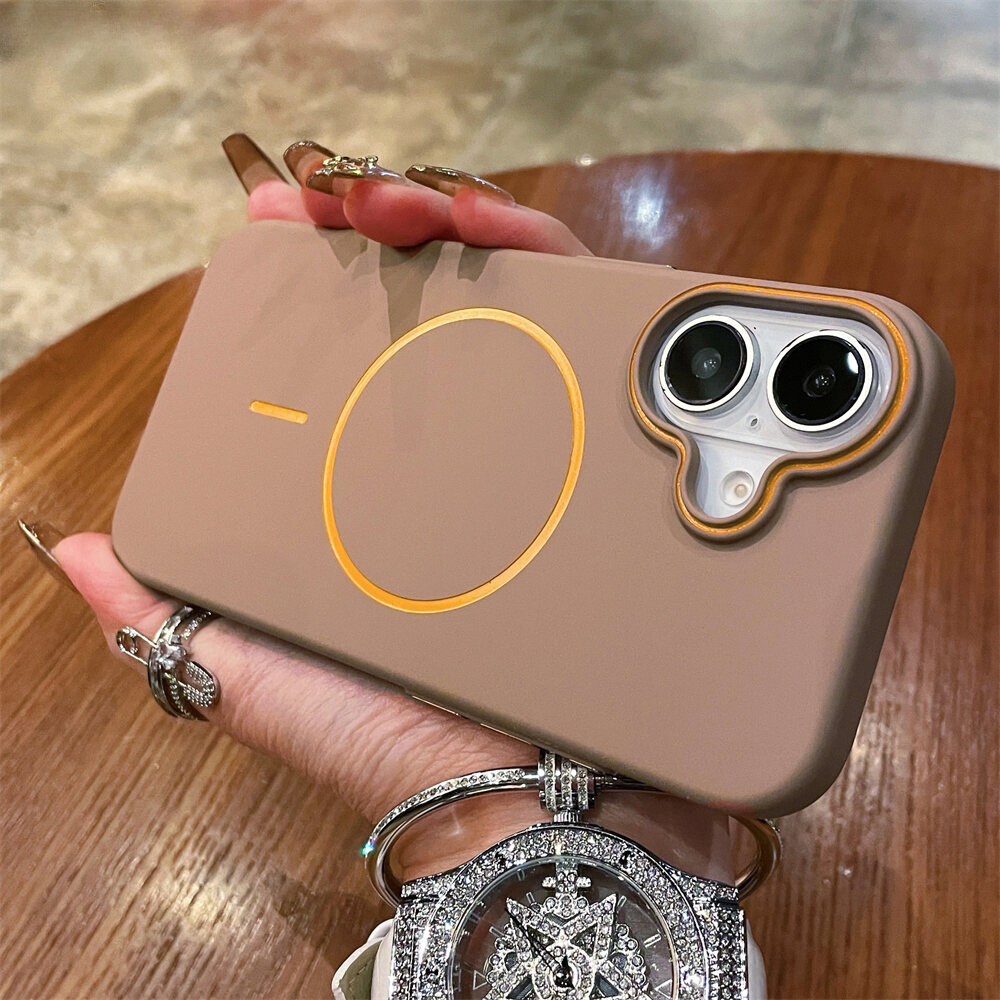 HODON Luxury Velvet Texture Phone Case For iPhone 16 15 14 13 12 Pro Max 15 16 Plus Cases Skin Feel Borderless Heat Dissipation Back Cover