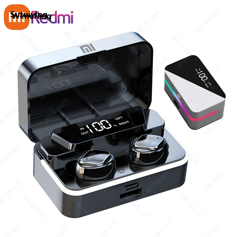 Wenefang Sutuiying Xiaomi Redmi Bluetooth Wireless S30 Headphones HiFI Stereo 2025 Gaming Waterproof and Dustproof Earphones Sports Earbuds LED Display