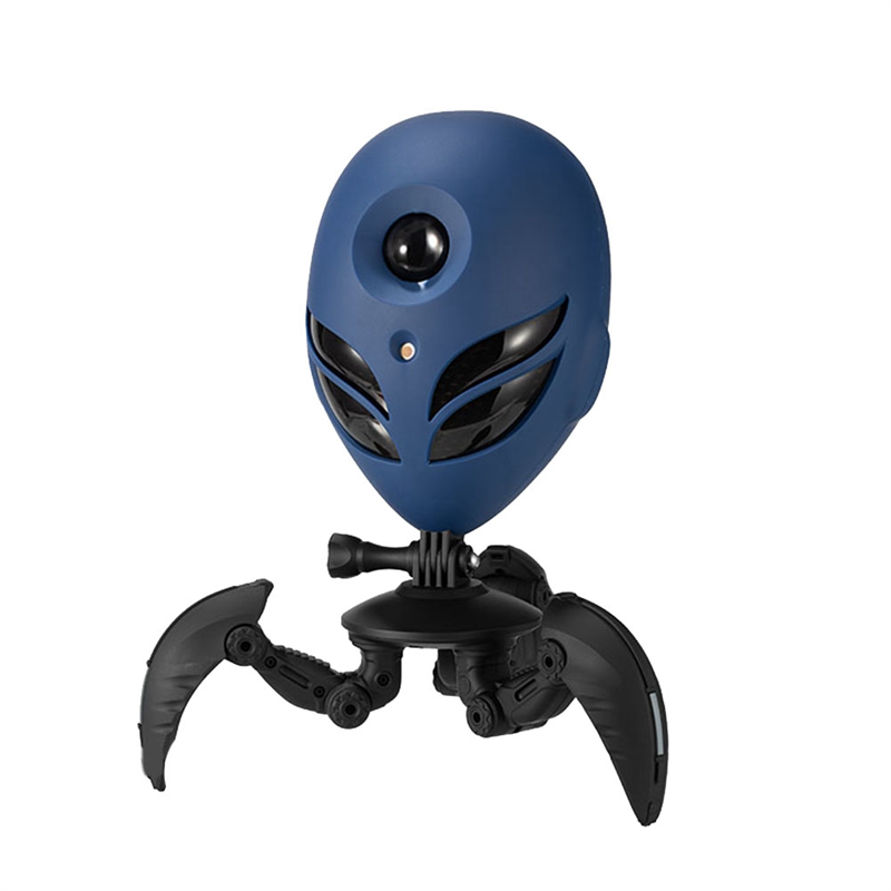 (GGBR)-LED Star Projection Lamp Projector Interactive Atmosphere Night Light Space Man Bedroom Desktop Decor Child Gift Blue
