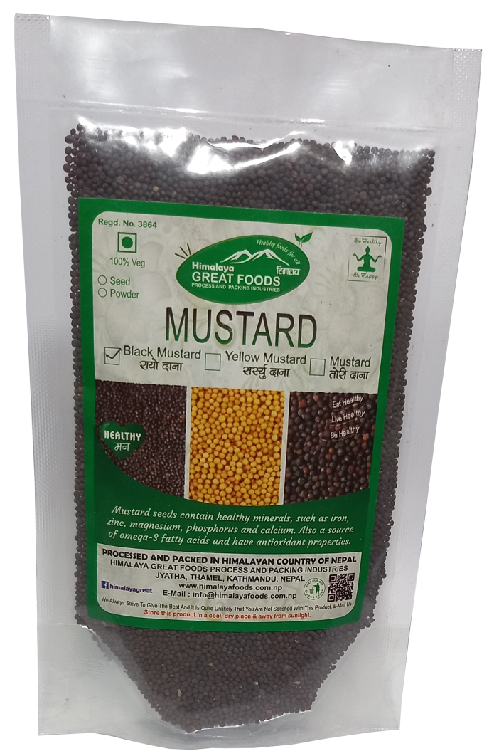 Himalaya Great Foods Black Mustard Seeds ( Rayo Ko Dana ) - 100 GM