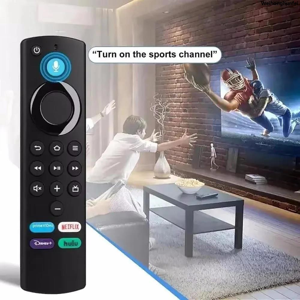 WeihonghunfeiLuxury Universal Smart Voice Remote Control For Fire Stick HD TV 3rd Gen TV Stick 4K MAX Lite Fire Cube Smart Remote Works With Alexa