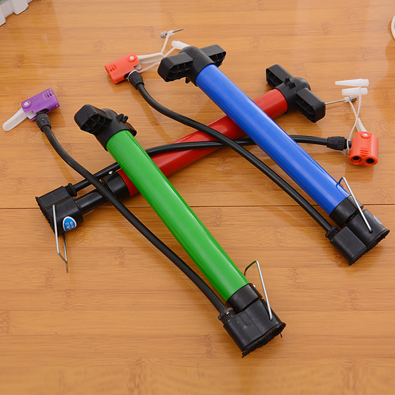 1Pcs Bicycle Pump Inflator Cycling Hand Mini High Pressure Bicycle Pumps Air Ball Pump For Football Basketball Bike Accessories CF8