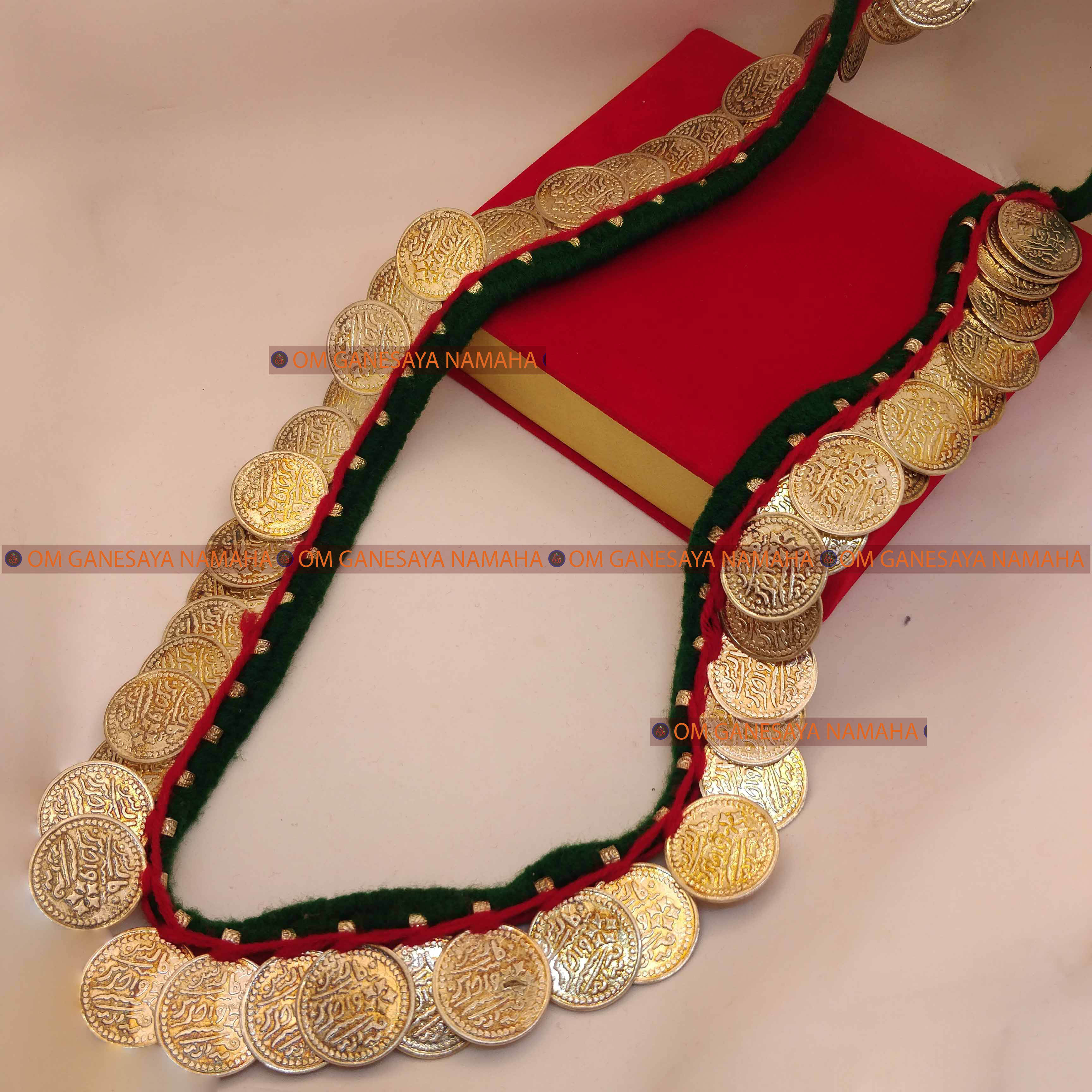 Tradition Silver Coin Hamel Maala For Women