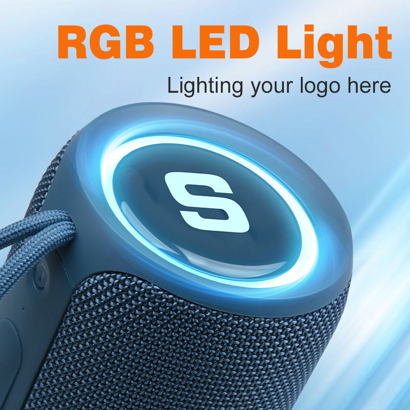 HF-F105 Portable Bluetooth Speaker | Wireless Mini Speaker with RGB Light | Loud Sound & Deep Bass