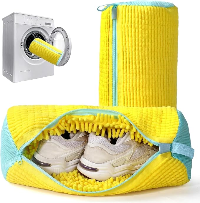 Updated 2026 Washing Machine Shoe Bag 360° Cleaning Sneakers, Trainers, Delicates, Toys Etc