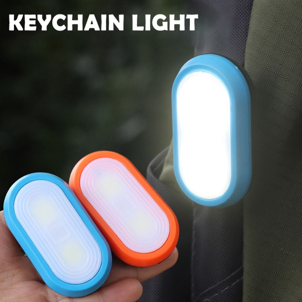 Durable Mini LED Clip-on Light 3 Modes Adjustable Work Lamp Battery Powered Climbing Light for Car Repairing Outdoor Camping Hiking Supplies