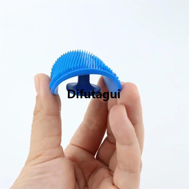 Difutagui Tool Massage Cleansing Exfoliating Refreshing Massage Cleansing Affordable Blackhead Facial Silicone Brush Mini Waterproof Cleanser