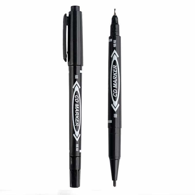 【Mega Sale】New Black Gou Line Pen Waterproof Resistant Double Gou Line Pen Special Painting Art Oil-based Mark Pen