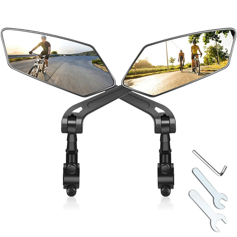 NAMUNY Bicycle Rearview Mirror, 360 Degree Rotation Adjustment, Suitable for Bicycles and Electric Vehicles