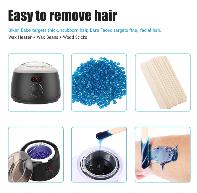 Big Size 500ml Wax Heater Machine For Hair Removal Wax Beans Warmer with Digital Display Screen Depilatory Wax-melting Pot