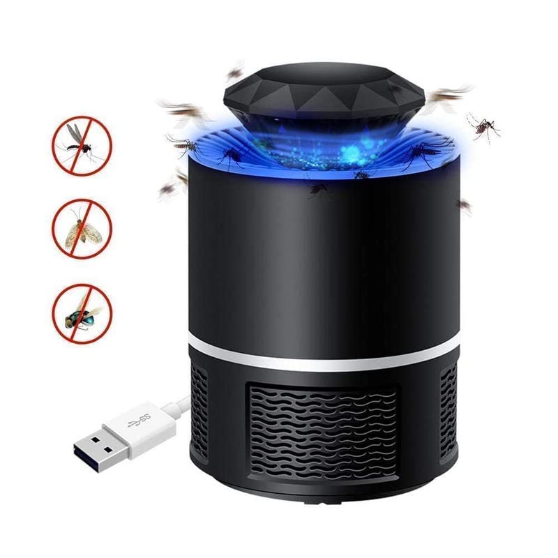 Electronic Led Mosquito Killer Zapper Machine for Home Insect Killer Electric Powered Machine Eco-Friendly Baby Mosquito (20X30) Model 02 Black