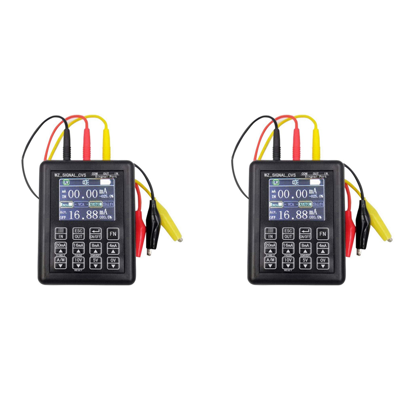 JINMY 2X 4-20MA 0-10V Adjustable Signal Generator Process Controlling Signal Calibrator Constant Current Source 0-20MA