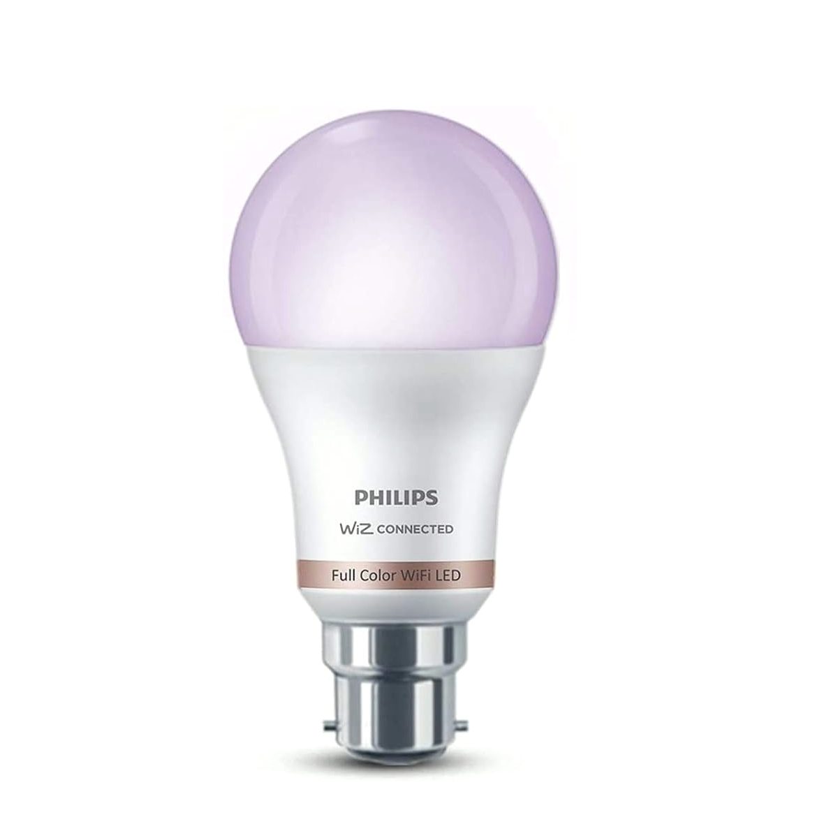 PHILIPS Wiz Wi-Fi Enabled B22 10-Watt LED Smart Bulb Amazon Alexa Google Assistant 16 Millions Colours