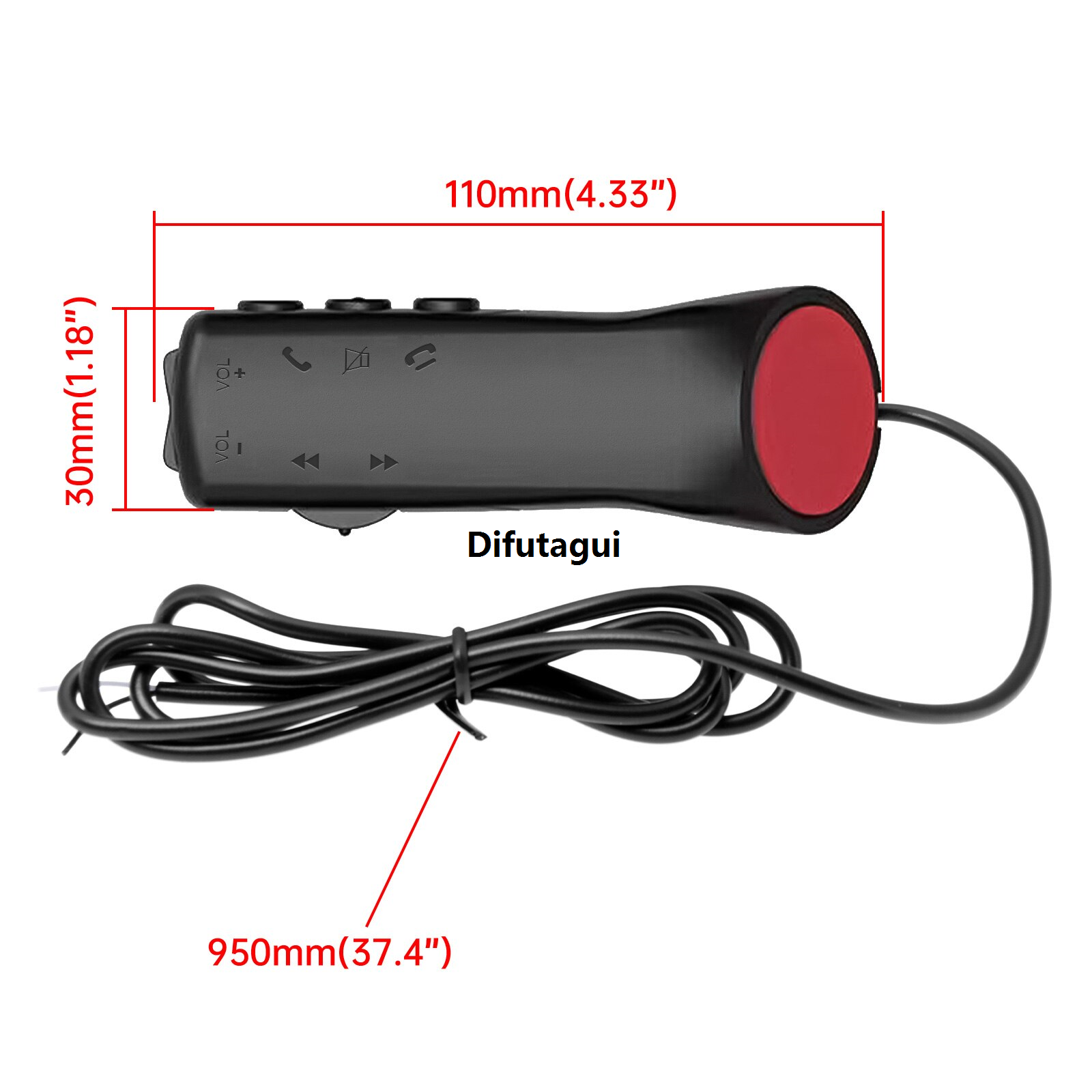 Difutagui Bargain price K0167 host DVD car key 7 steering wheel AD car control 2025 New button for radio GPS multimedia navigation remote control new model