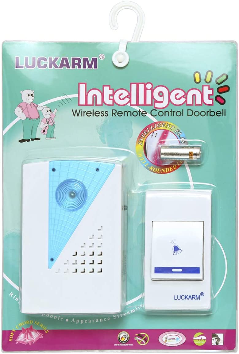 Luckarm Plastic Wireless Remote Control Waterproof Door Bell