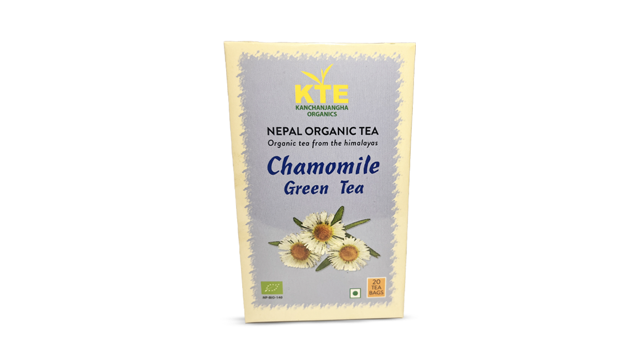 Kte Organic Chamomile Green Tea (20 Tea Bags)
