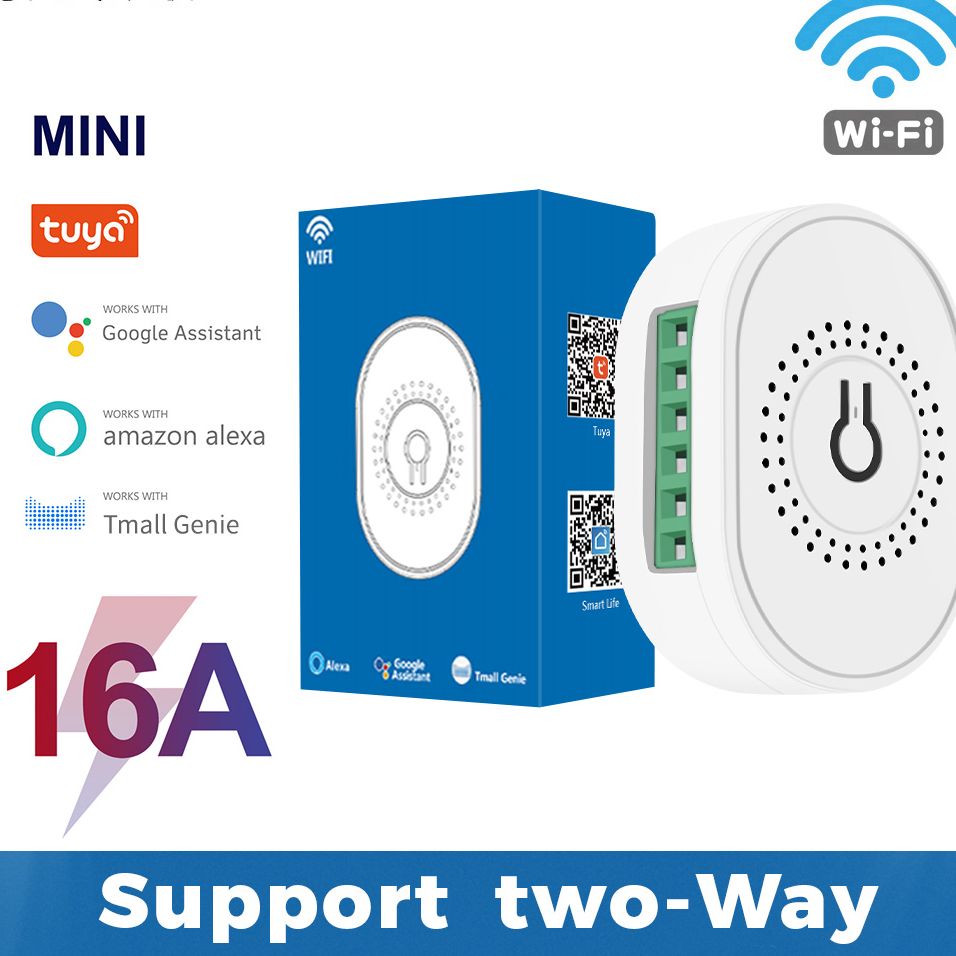 16A Tuya Smart 2Ch Mini ModularSwitch