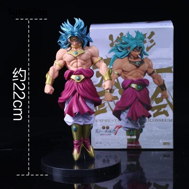 Sutuiying 20cm Anime Dragon Ball Figure Broli Figurine Super Figma Toys DBZ High Quality Super Action Figures PVC Collection Model Toys For Kids Gifts