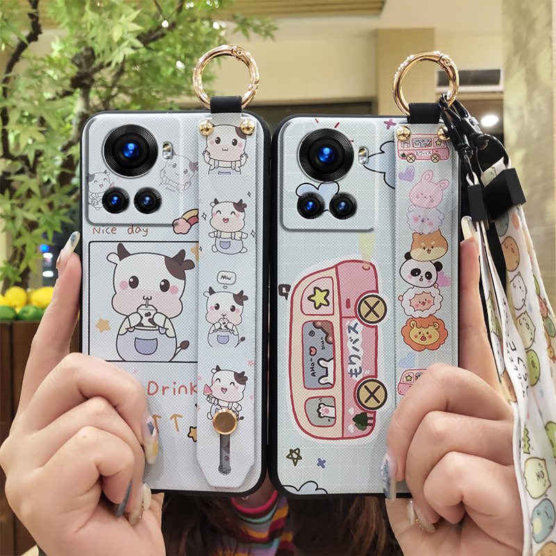 Cartoon Waterproof Phone Case For Honor X60 Pro/X9C 5G Silicone ring Anti-knock Shockproof Kickstand protective Cute