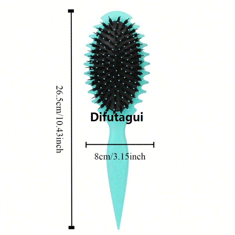 Difutagui HomeShaping Anti-slip Styling BrushAnti-static Brush Definition Curl Hair Bargain price Definition DIY Curl Styling Multi-functional Detangling Tool Hair Comb