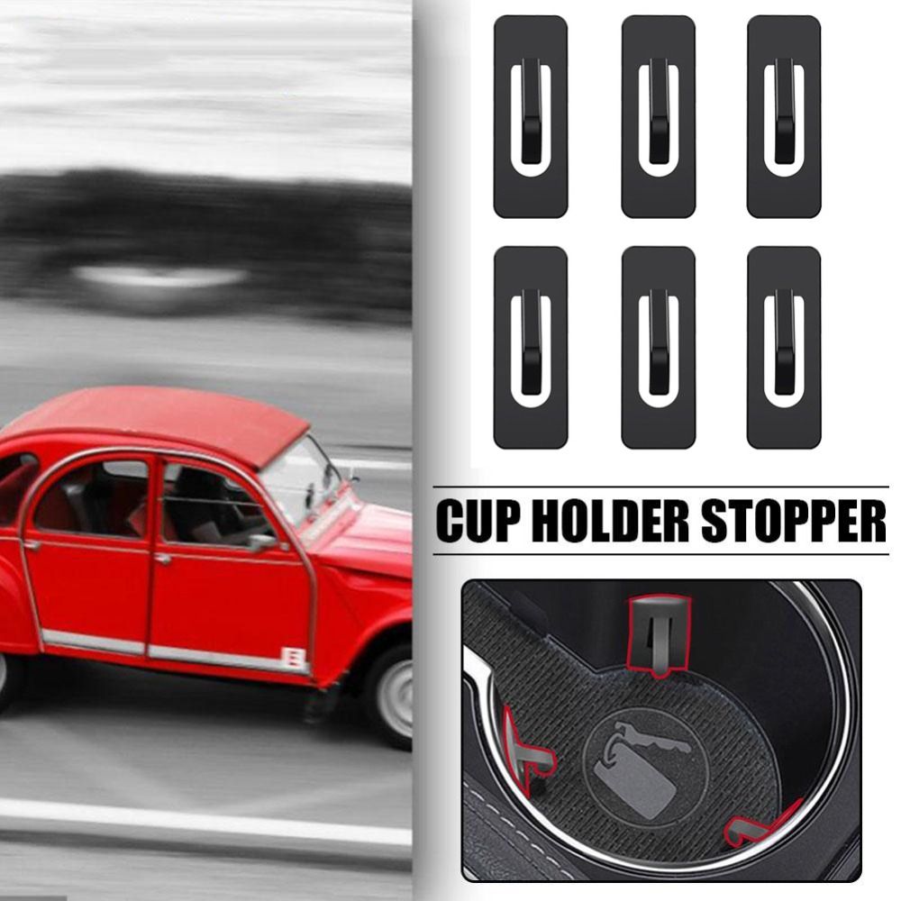 Practical Black Car Water Cup Holder Universal PC Insert Cup Stabilizer Cup Holder Stopper Bottle Glass Accessories