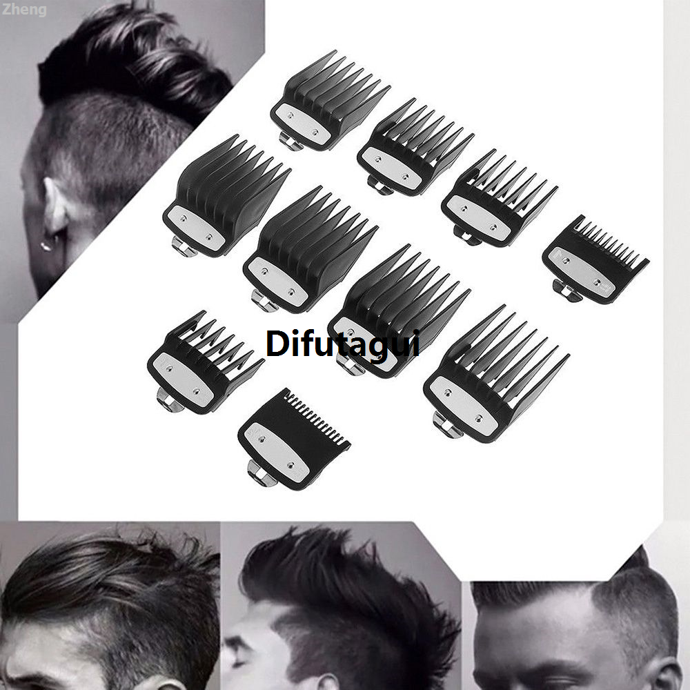 Difutagui Zheng Size Hair Clipper with Limit Comb 10 Types 1PC Hair Cutting 【2025 Version】 Luxury Scissors Barber Replacement Cutting Guide Comb