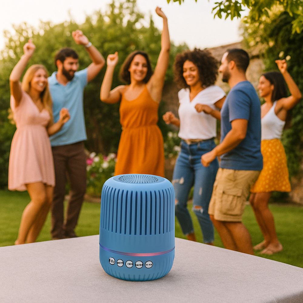 Durable Intelligent Wireless Bluetooth Speaker Surround Sound Portable Mini Speaker Charging Bluetooth Loudspeaker Gift