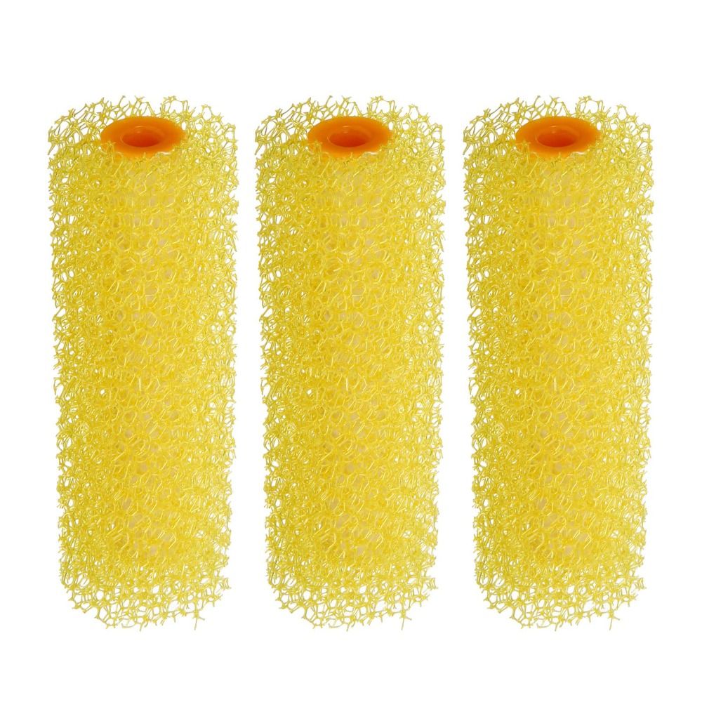 DIY 4 Inch Paint Roller Cover Easy to Clean Flexible Big Texture Sponge Brush Household