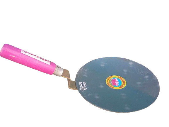 Hard Thick Concave Iron Steel Tawa With Wooden Handle Chapati Tawa Roti Pan