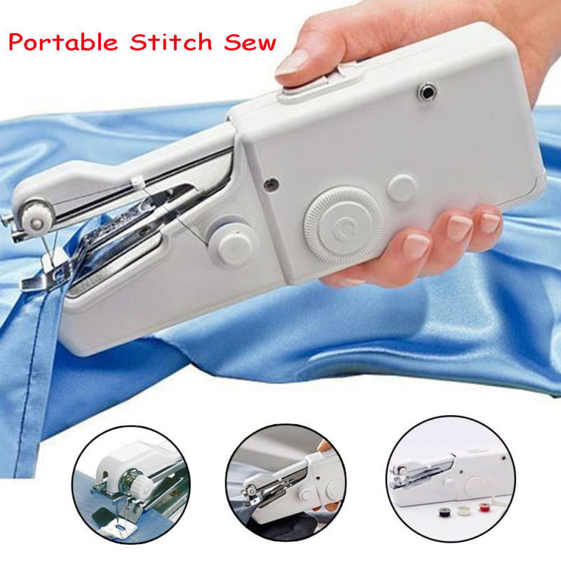 Mini Sewing Machines For Tailoring Use, Portable Electric Stitching Machine Hand Held