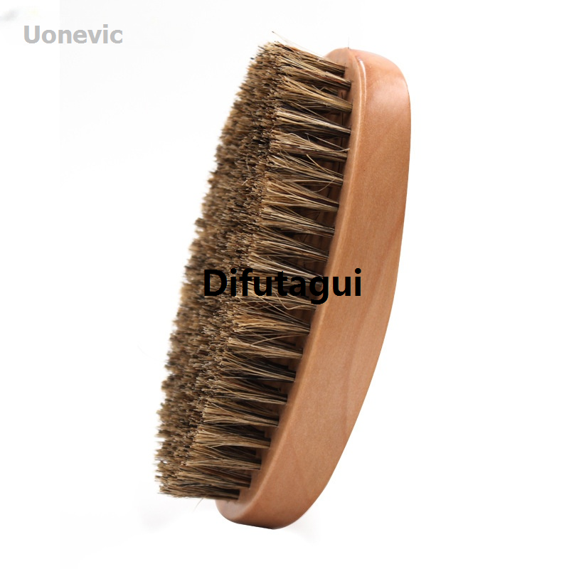 Difutagui It is essential to have amazing effects; dripping facial massage is necessary for using a bamboo Hot Selling Portable natural wild boar bristle beard comb for gentlemen to groom their beards and mustaches.
