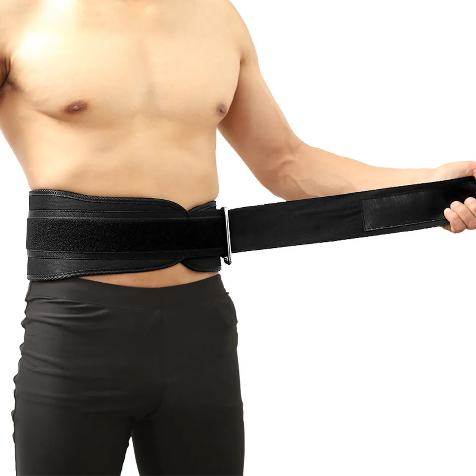 AOLIKES Sport Pressurized Weightlifting Bodybuilding Waist Support Belt Fitness Squatting Training Lumbar Back Supporting