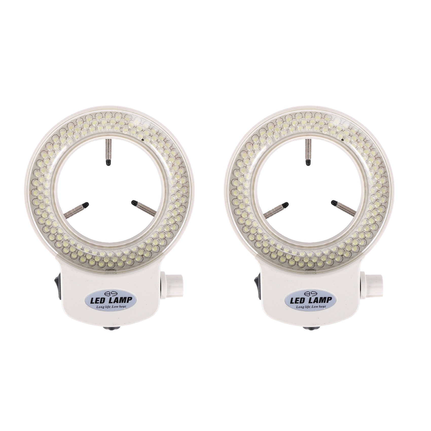 fasdaga 2X 144 LEDs Ring light Ring Light for mini scope lamp light 6000K 0-100% adjustable White