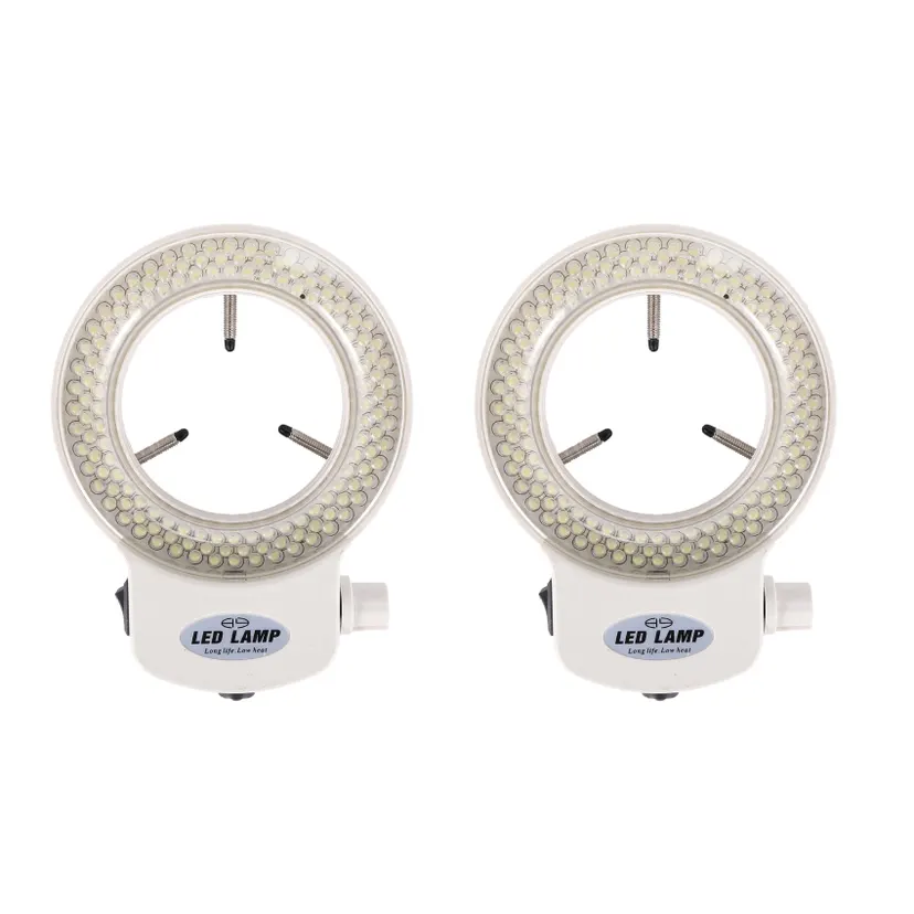 fasdaga 2X 144 LEDs Ring light Ring Light for mini scope lamp light 6000K 0-100% adjustable White