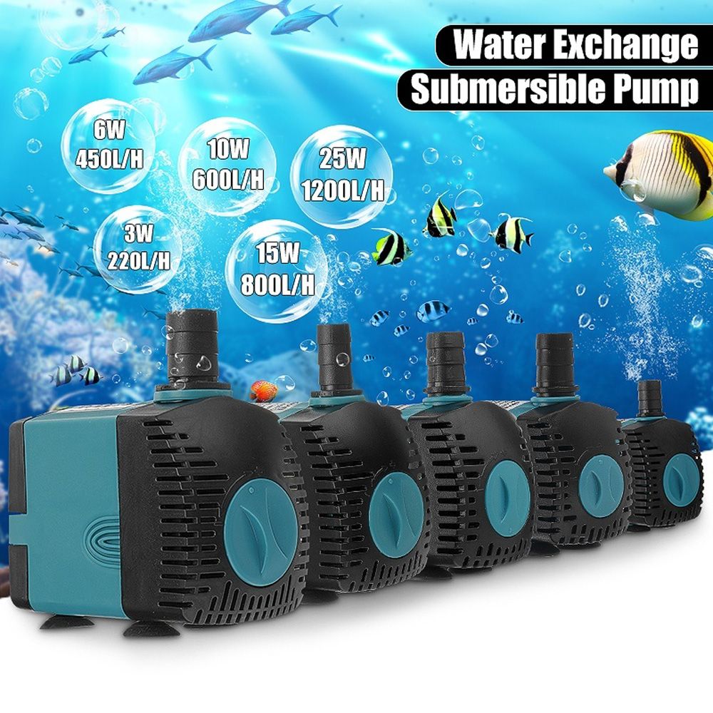 Submersible Ultra-Quiet Pond Aquarium Fish Pet Supplies Water Pump Fountain Water Filter