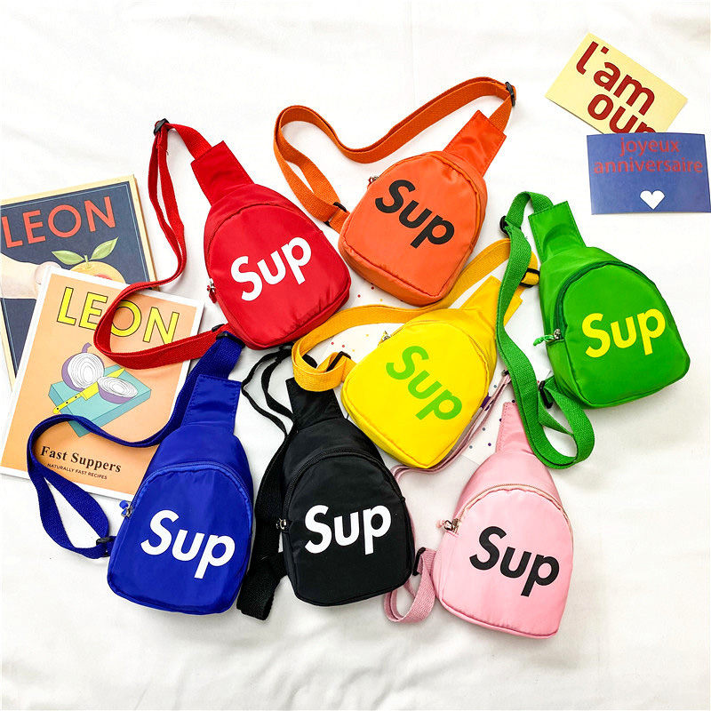 【Limited-time offer】I LOVE DADDY MUMMY up Letter Kid Bag Outdoor Candy Toy Bag chool Bag