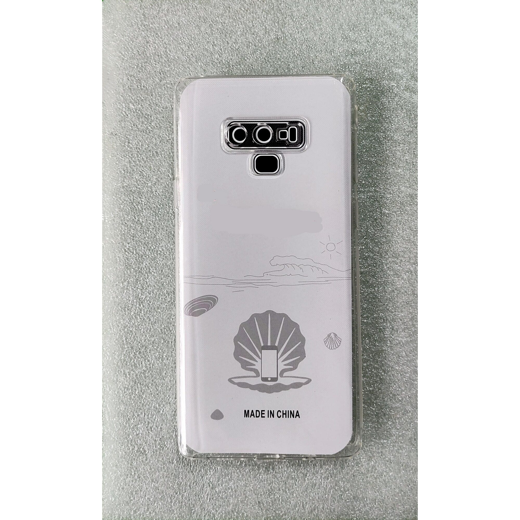 Samsung Note 9 TPU Case Transparent Back Cover with Drop Protection side
