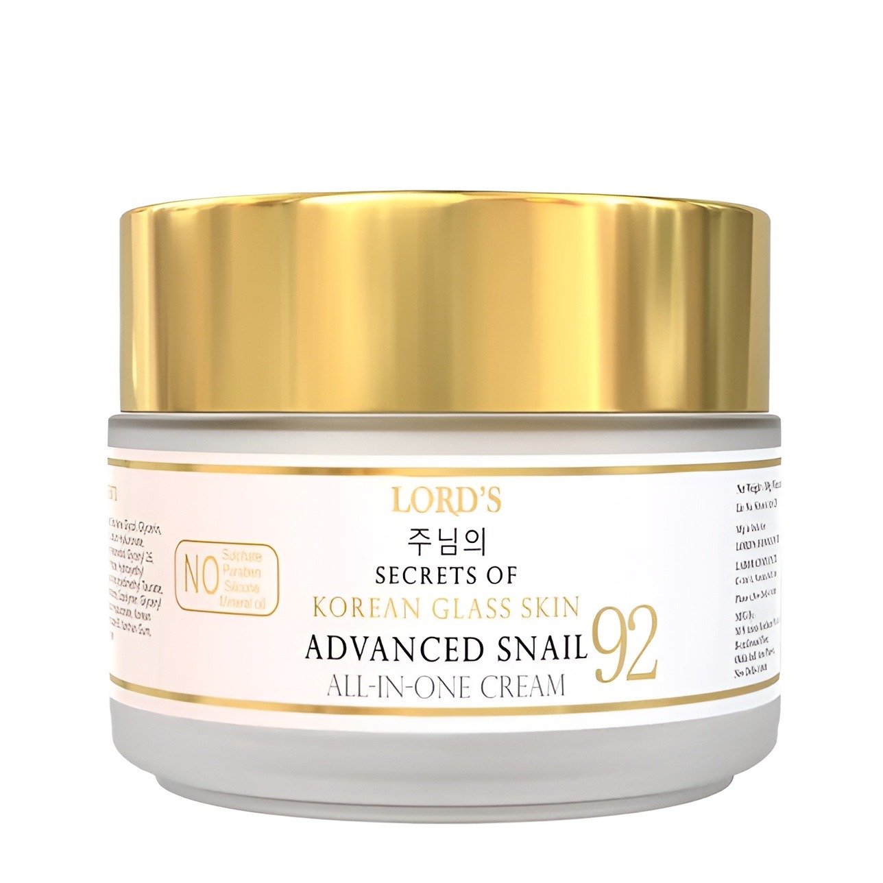 Lords Advanced Snail All in One Cream 100 gm Korean Cream