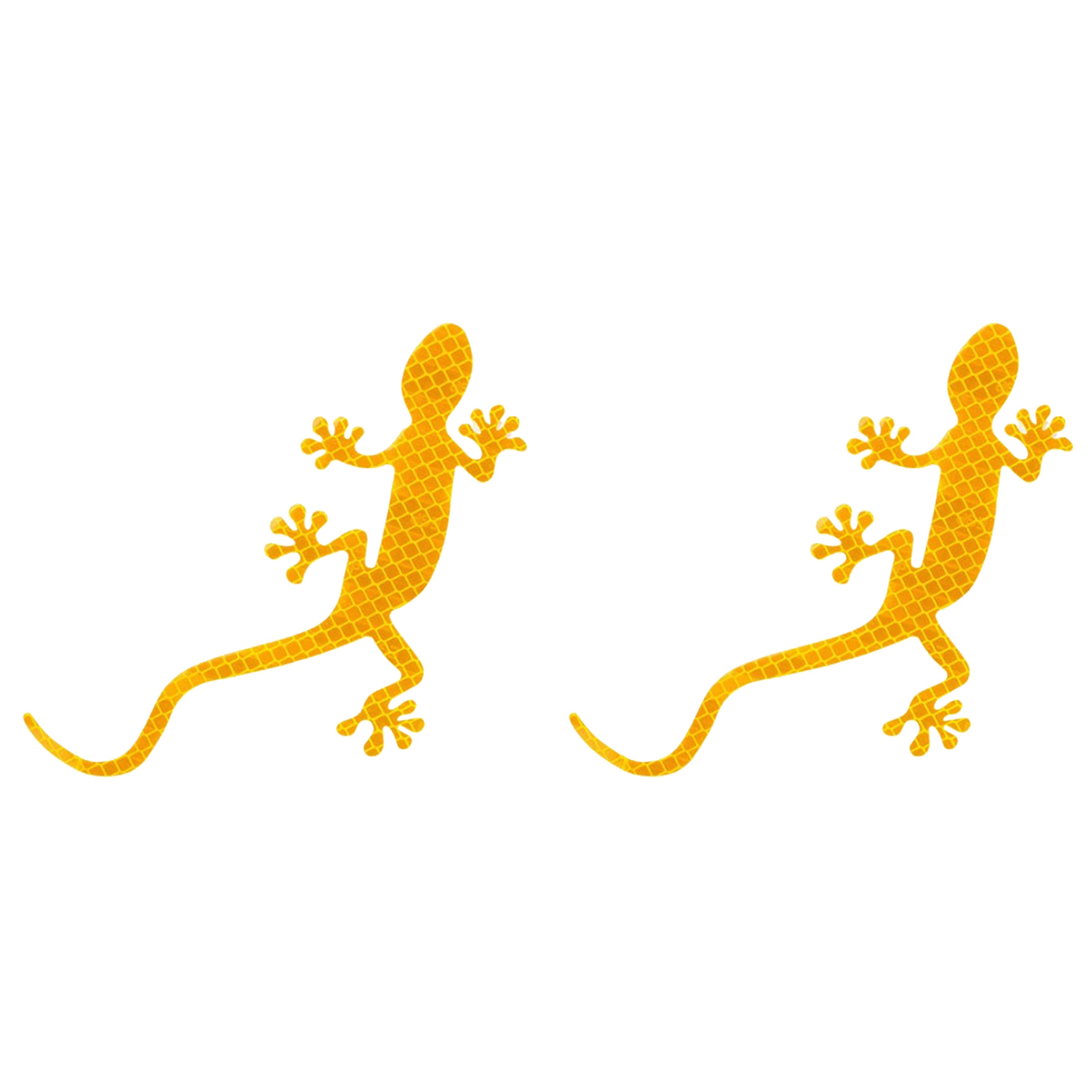 (COKP) 2 Pcs Night Driving Warning Gecko Strip Light Reflector Safety Warning Mark Cars Auto Exterior Accessories White