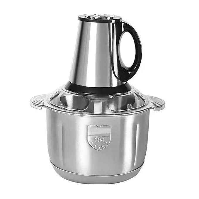 Electromax Stainless Steel Electric Meat Grinder 3.5L Heavy Duty Food Chopper Vegetable Fruit Blender Mixer Juicer Kitchen Grinder with Bowl | Products Book