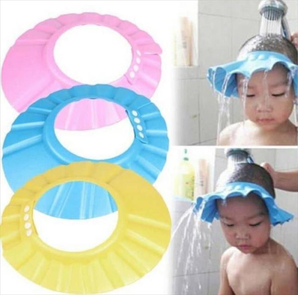 Mumlove Adjustable Baby Shower Cap With Ear Protection For Kids/Toddlers