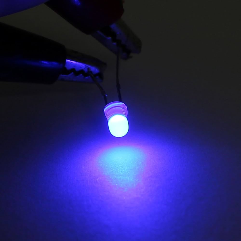 Vylon 5/10/20/30/40/50/100 Pcs F5 5mm seven colors LED Slow RGB Flash Red Green Blue Rainbow Multi Color Light Emitting Diode Round LED Full Color