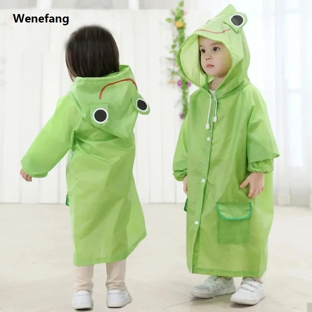 Wenefang Children Raincoats Animal Style Waterproof For Children Folding Luxury Rain Coat Outdoor Waterproof Kids Raincoat Boys Girls Rainwear